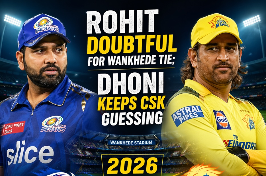 Rohit doubtful for Wankhede tie; Dhoni keeps CSK guessing 2026