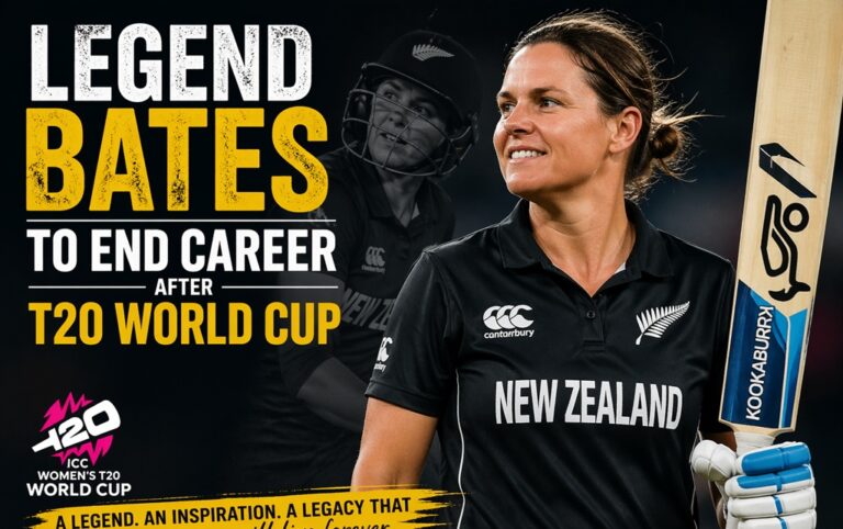 Legend Bates to End Career After T20 World Cup