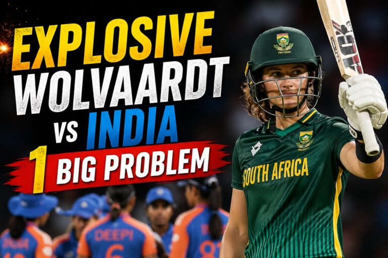 Explosive Wolvaardt vs India: 1 Big Problem