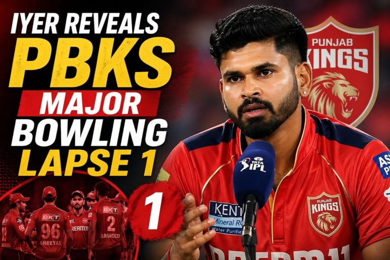 Iyer reveals PBKS major bowling lapse 1