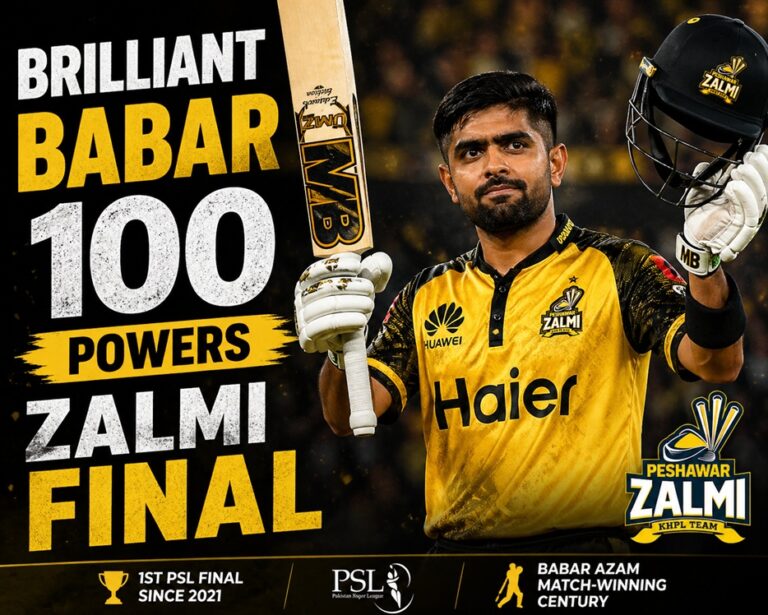Brilliant Babar 100 Powers Zalmi Final