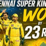 chennai super kings won by 23 runs