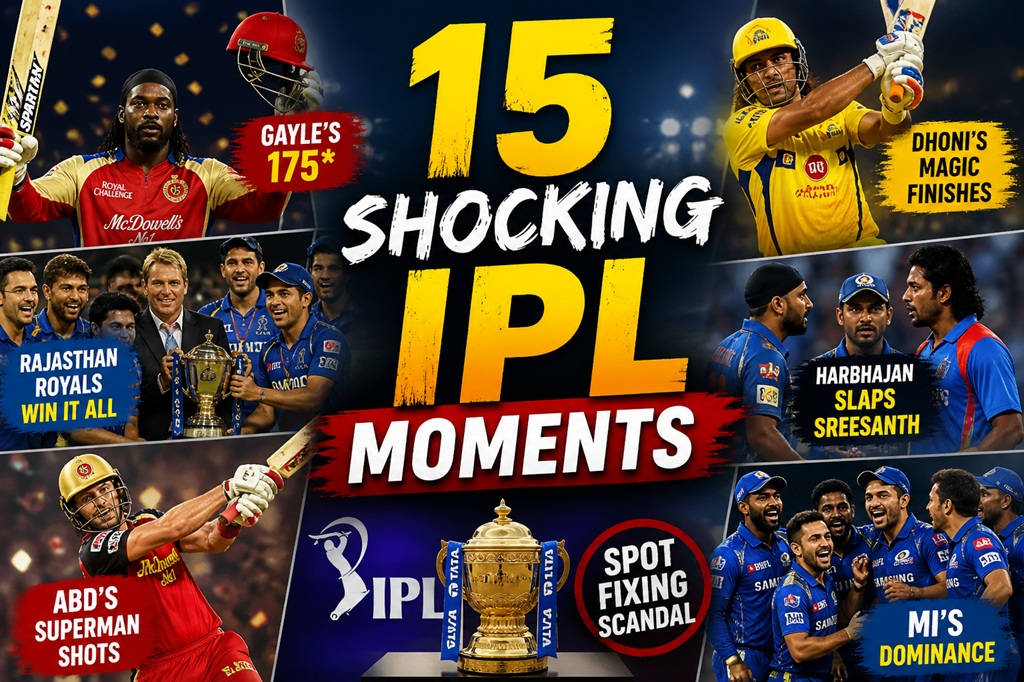 15 Shocking IPL Moments