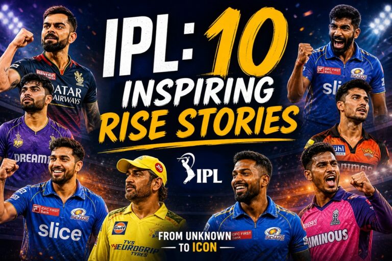 IPL: 10 Inspiring Rise Stories