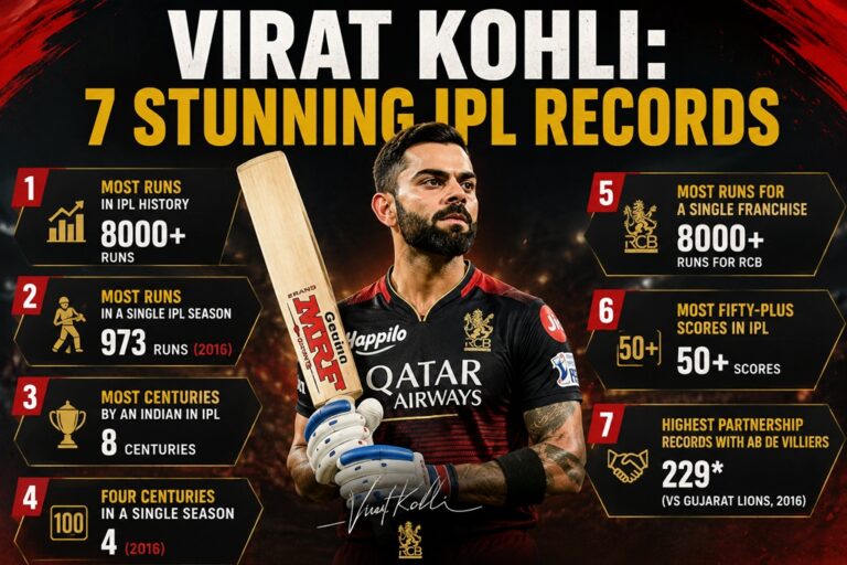 Virat Kohli: 7 Stunning IPL Records