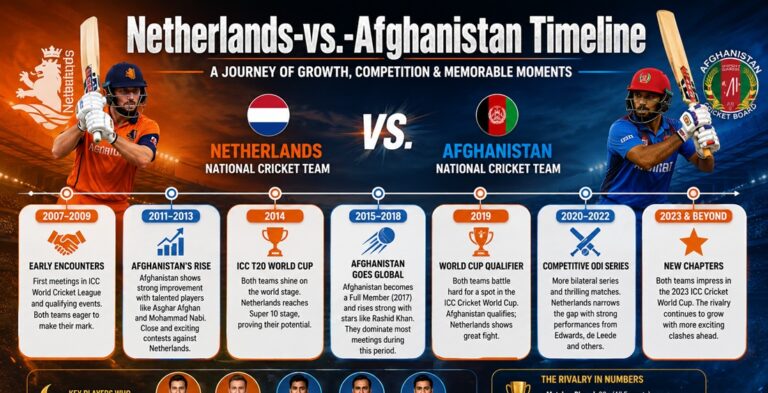 Netherlands-vs.-Afghanistan Timeline