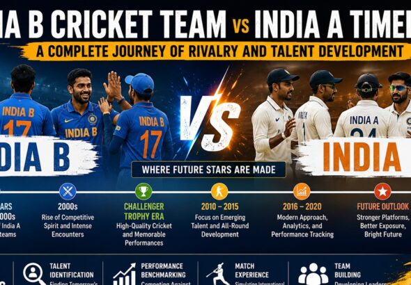 India B Cricket Team vs India A Timeline